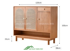 Tủ giày gỗ tự nhiên đẹp - TG 48