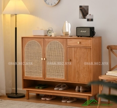Tủ giày gỗ tự nhiên đẹp - TG 48