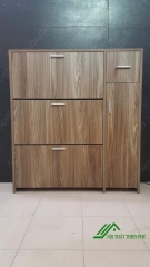 Tủ giày thông minh 4 ngăn nâu giá rẻ - TG 12