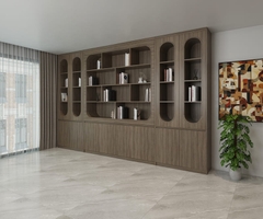 Tủ kệ trang trí gỗ công nghiệp sang trọng - TT 18