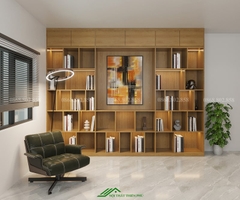 Tủ kệ trưng bày gỗ công nghiệp cỡ lớn - TT 08