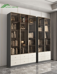 Tủ phòng khách cánh kính - TR 06