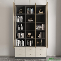 Tủ phòng khách cánh kính - TR 06