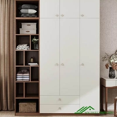 Tủ Quần Áo 3 Cánh Hiện Đại Cao Cấp - QA 62