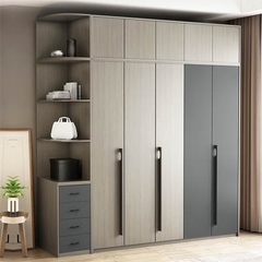 Tủ Quần Áo 5 Cánh Mở Có Kệ Góc Đẹp - QA 58