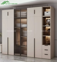 Tủ quần áo cánh kính hiện đại - TK 07