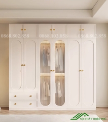 Tủ quần áo cánh kính thời trang - QA 72