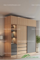 Tủ quần áo cánh lùa hiện đại - QA 105