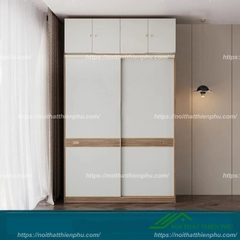 Tủ quần áo cánh lùa chất liệu MDF - QA 101