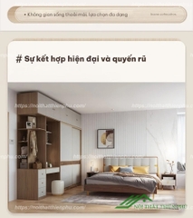 Tủ quần áo cánh lùa chất liệu MDF - QA 101