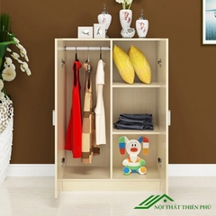 Tủ quần áo 2 cánh cho bé đẹp - QA 26