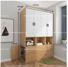 Tủ quần áo để đầu giường tiện lợn - QA 110