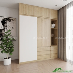 Mẫu tủ quần áo đơn giản - QA 90