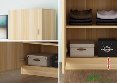 Tủ quần áo đơn gỗ MDF nhỏ gọn  - QA 29