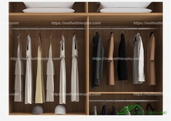 Tủ quần áo đứng có kệ góc độc đáo - QA 112