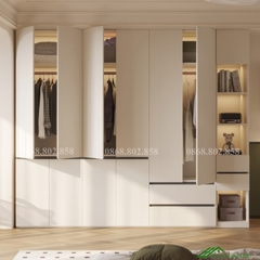 Tủ quần áo gỗ công nghiệp - QA 77