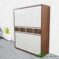 Tủ quần áo 4 cánh hiện đại gỗ MDF - QA 13
