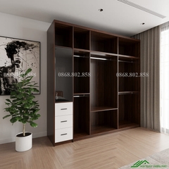 Mẫu tủ quần áo hiện đại - QA 84