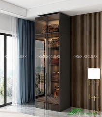 Tủ quần áo hiện đại cánh kính - QA 78