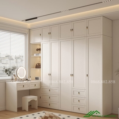 Tủ quần áo kết hợp bàn trang điểm - QA 74