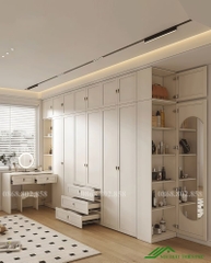 Tủ quần áo kết hợp bàn trang điểm - QA 74