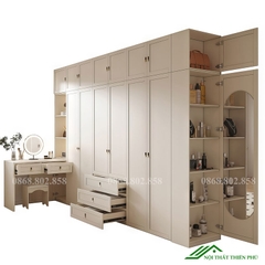Tủ quần áo kết hợp bàn trang điểm - QA 74