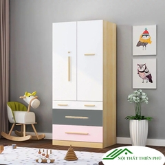 Tủ quần áo kiểu dáng hiện đại gỗ MDF - QA 24