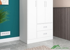 Tủ Quần Áo Màu Trắng Thanh Lịch Đẹp - QA 47