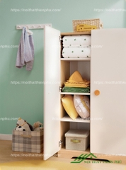 Tủ quần áo mini bằng gỗ công nghiệp cho bé - QA 115