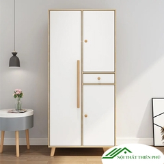 Tủ quần áo 2 ngăn nhỏ xinh tiện lợi - QA 28