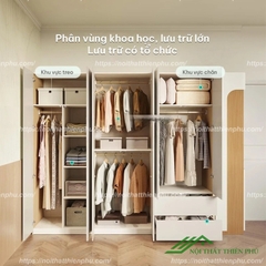 Tủ quần áo phong cách tối giản - QA 103