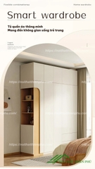 Tủ quần áo phong cách tối giản - QA 103