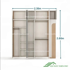 Tủ quần áo phong cách tối giản - QA 103