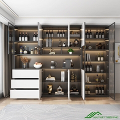 Tủ rượu phòng khách 2m đa năng - TR 08