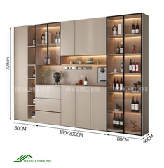 Tủ rượu cánh kính hiện đại - TR 31