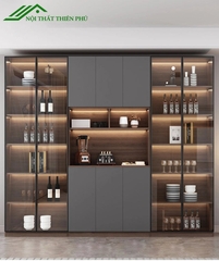 Mẫu tủ rượu sang trọng cho phòng khách - TR 22