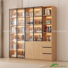 Tủ rượu gỗ công nghiệp cánh kính - TR 32