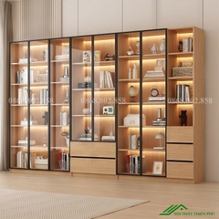 Tủ rượu gỗ công nghiệp cánh kính - TR 32