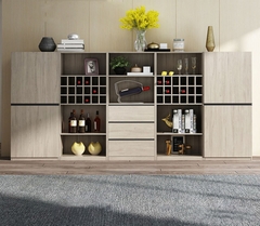 Tủ rượu gỗ công nghiệp dáng thấp - TR 15