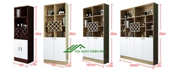 Tủ rượu gỗ công nghiệp - TR 14