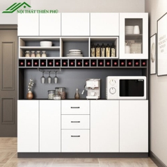 Tủ rượu kiêm vách ngăn trang trí gỗ MDF - TR 20