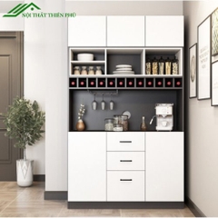 Tủ rượu kiêm vách ngăn trang trí gỗ MDF - TR 20