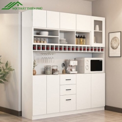 Tủ rượu kiêm vách ngăn trang trí gỗ MDF - TR 20