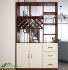 Tủ rượu ngăn phòng sơn hiện đại- TR 21