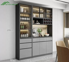 Tủ rượu nhôm kính hiện đại - TR 27