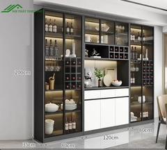 Tủ rượu nhôm kính hiện đại - TR 27