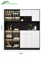 Tủ rượu gỗ trưng bày hiện đại - TR 28