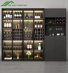 Tủ rượu gỗ trưng bày hiện đại - TR 28