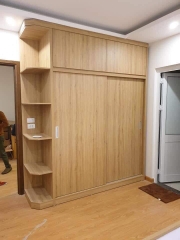 Tủ quần áo cánh lùa có kệ góc - QA 10