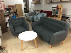 Sofa Văng Nỉ đơn Xanh Rêu Giá Rẻ - SF 43